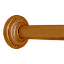 36" Shower Rod - Classic High Quality - Polished Copper