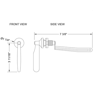 Toilet Tank Trip Lever - 9381 - Kohler