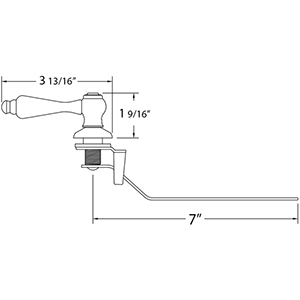 Toilet Tank Trip Lever - 9149 - Icera