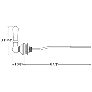 Toilet Tank Trip Lever - 9147 - TOTO