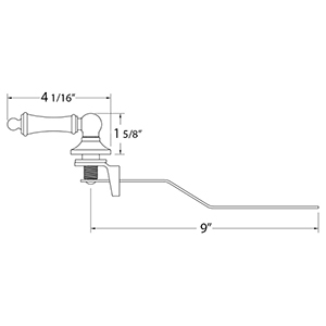 Toilet Tank Trip Lever - 9148 - TOTO