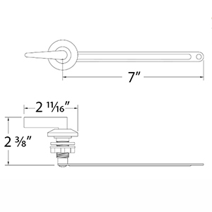 Toilet Tank Trip Lever - 9169 - Kohler