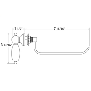 Toilet Tank Trip Lever - 928 - American Standard/ Porcher