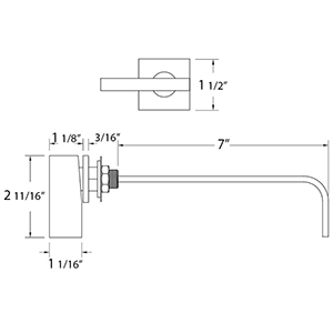 Toilet Tank Trip Lever - 9312 - TOTO