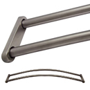 48" Contemporary Double Curved Shower Rod