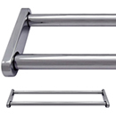 36" Modern Double Straight Shower Rod