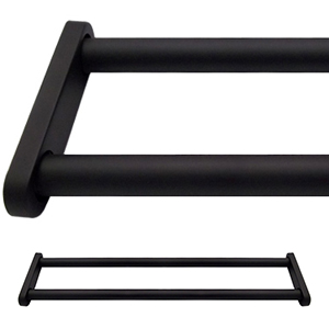 Modern Double Straight Shower Rod