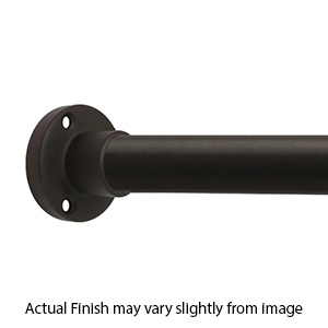 48" Shower Rod - Heavy Duty Round - Bronze