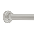 Heavy Duty Round - Shower Rod - Polished Nickel