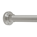 Heavy Duty Round - Shower Rod - Brushed/ Satin Nickel