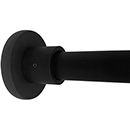 36" Shower Rod - Deluxe Contemporary - Matte Black