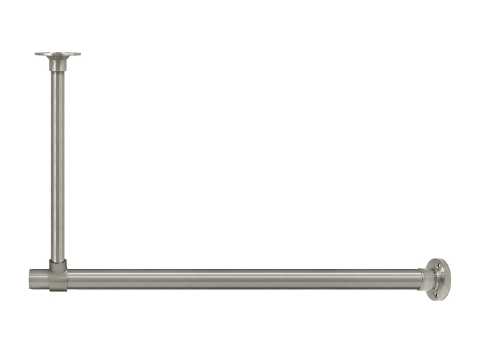 Suspended Rod w/Medium Ceiling to Wall Support