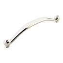64-8 PN - Cabriole - 8" Cabinet Pull - Polished Nickel