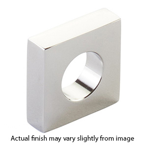 10030-PN - Modern Oval Slot - 1"cc Cabinet Knob - Polished Nickel