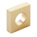 10030-US4 - Modern Oval Slot - 1"cc Cabinet Knob - Satin Brass