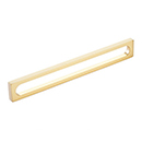 10034-US4 - Modern Oval Slot - 8"cc Cabinet Pull - Satin Brass