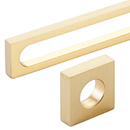 Modern Oval Slot - Satin Brass