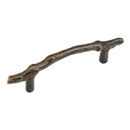 783 AZ - Twigs - 4" Cabinet Pull - Antique Bronze