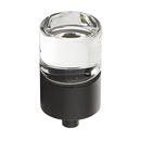 74 - City Lights - 7/8" Cylinder Glass Knob - Oil Rubbed Bronze