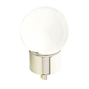 59 - City Lights - 1-3/8" Globe Glass Knob - Polished Nickel