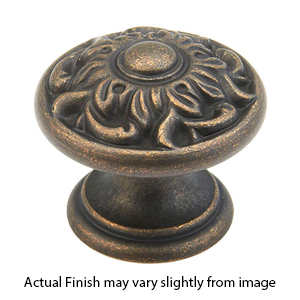 870 ABZ - Corinthian - Cabinet Knob - Ancient Bronze