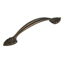 8716 ABZ - Corinthian - 6" Cabinet Pull - Ancient Bronze