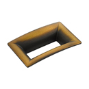 441 BRBZ - Finestrino - 64mm Flared Rectangle Pull - Burnished Bronze