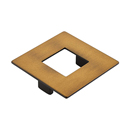 443 BRBZ - Finestrino - 64mm Square Pull - Burnished Bronze