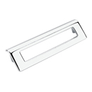 451 26 - Finestrino - 160mm Angled Rectangle Pull - Polished Chrome