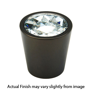 72-C - Stargaze Cylinder Crystal Knob - 1 1/16"