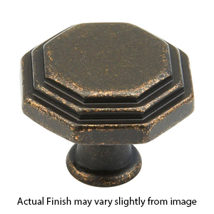 283 DFBZ - Firenza - 1 1/8" Cabinet Knob - Dark Firenza Bronze