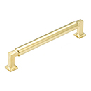 475-UNBR - Haniburton - 5" cc Cabinet Pull - Satin Nickel