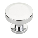 550-26 - Heathrow - 1.25" Round Knob - Polished Chrome