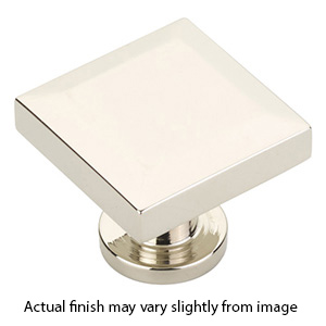 551-PN - Heathrow - 1.25" Square Knob - Polished Nickel