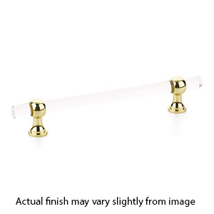 416-03 - Lumiere Transitional - 6" cc Cabinet Pull - Polished Brass