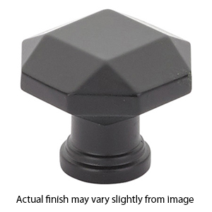 531 MB - Menlo Park - Faceted Knob - Matte Black