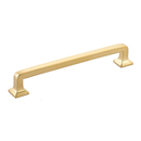 523 SSB - Menlo Park - 5" Cabinet Pull - Signature Satin Brass