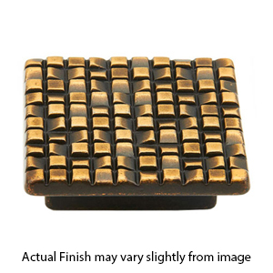 234 FAB - Mosaic - Square Cabinet Knob - French Antique Bronze