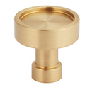 211114 - Noho - Round Cabinet Knob - Satin Brass