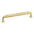 211088 - Noho - 6" cc Round Cabinet Pull - Unlacquered Brass