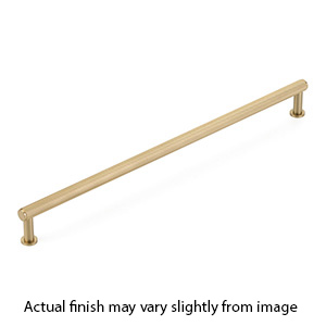 5010-SSB - Pub House Knurled - 10" cc Cabinet Pull - Satin Brass