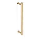 5012A-SSB - Pub House Knurled - 12" cc Appliance Pull - Satin Brass