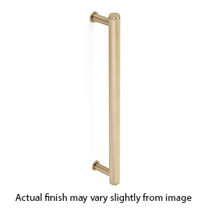 5012A-SSB - Pub House Knurled - 12" cc Appliance Pull - Satin Brass