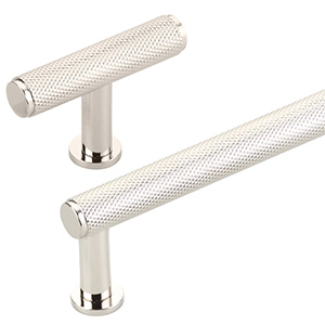 Pub House Knurled - Polished Nickel