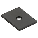 5101B-MB - Pub House - 2" T-Knob Backplate - Matte Black