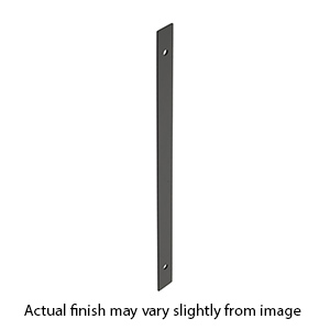 5124AB-MB - Pub House - 24" cc Appliance Pull Backplate - Matte Black