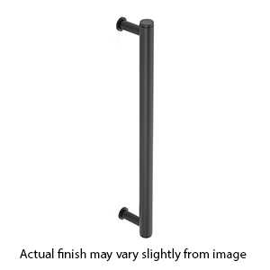 5124A-MB - Pub House Smooth - 24" cc Appliance Pull - Matte Black