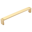 20016-SSB - Quadrato - 160mm cc Cabinet Pull - Satin Brass