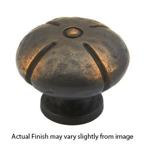 250 ABZ - Siena - Round 1 3/8" Cabinet Knob - Ancient Bronze