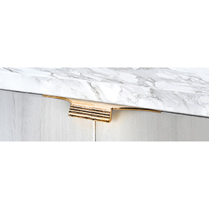 691-PWB - Stradella - 8" Edge Pull - Polished White Bronze